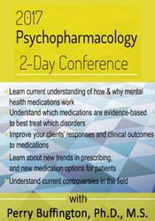 Psychopharmacology 2-Day Conference - Perry W. Buffington