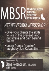 2-Day Certificate Course -MBSR -Mindfulness Based Stress Reduction - Elana Rosenbaum