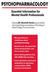 Psychopharmacology -Essential Information for Mental Health Professionals - Kenneth Carter
