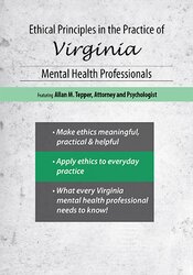 Ethical Principles in the Practice of Virginia Mental Health Professionals - Allan M Tepper