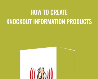How to create knockout information Products - Sean DSouza