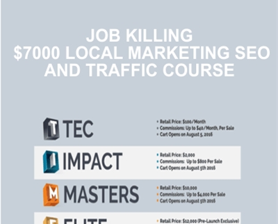 Job Killing $7000 Local Marketing SEO and Traffic Course - Brad Campbell And Dan Klein