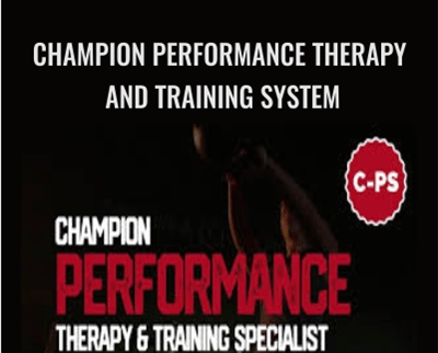 Champion Performance Therapy And Training System - Mike Reinold