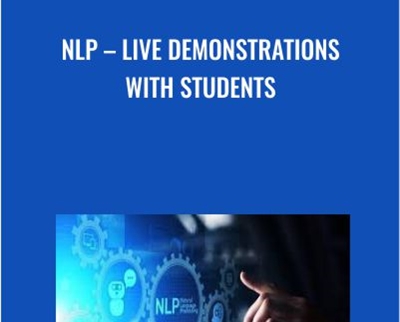 NLP-Live Demonstrations with Students - Don Blackerby