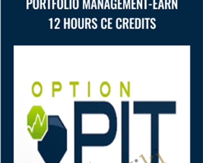 Portfolio Management-Earn 12 Hours CE Credits - Optionpit