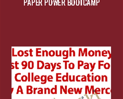 Paper Power Bootcamp - Ron Legrand
