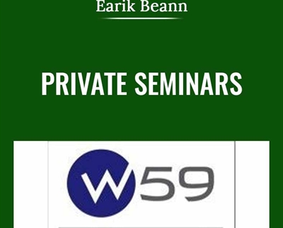 Private Seminars - Earik Beann