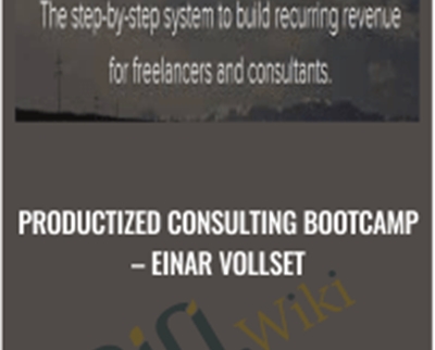Productized Consulting Bootcamp - Einar Vollset