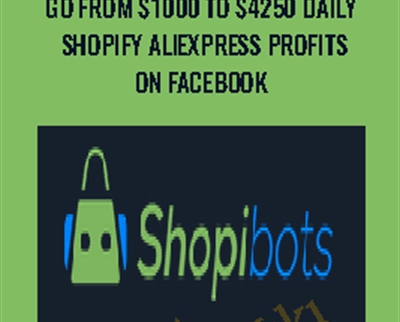 Go From $1000 To $4250 Daily Shopify AliExpress Profits On Facebook - Shopibots