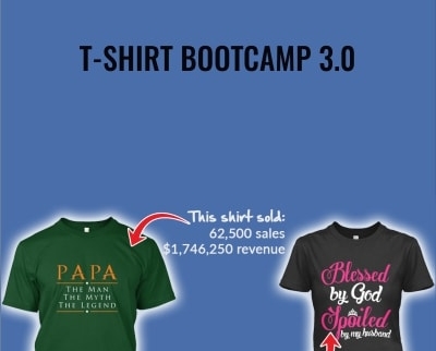 T-Shirt Bootcamp 3.0 - Justin Cener