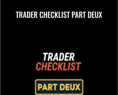 Trader Checklist Part Deux - Profit.ly