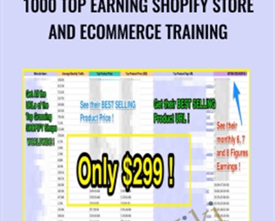 1000 Top Earning Shopify Store and eCommerce Training - eComHowTo
