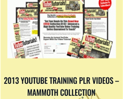 2013 Youtube Training PLR Videos - Mammoth Collection
