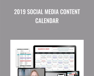 2019 Social Media Content Calendar - Angie Gensler