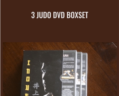 3 Judo DVD Boxset - Kosei Inoue
