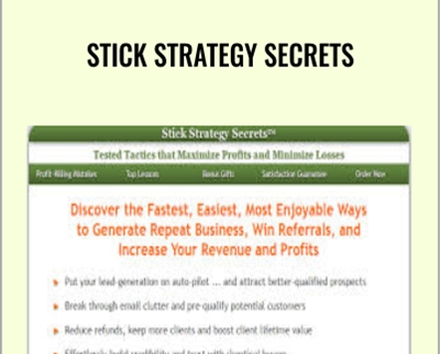 Stick Strategy Secrets - Alex Mandossian