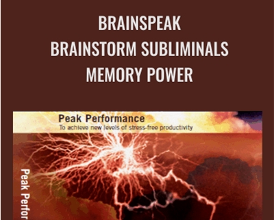 BrainStorm Subliminals-Memory Power - BrainSpeak