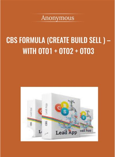 CBS Formula (Create Build Sell )-With OTO1 + OTO2 + OTO3 - Cbsformula