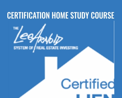 Certification Home Study Course - Lien Abatement Pre