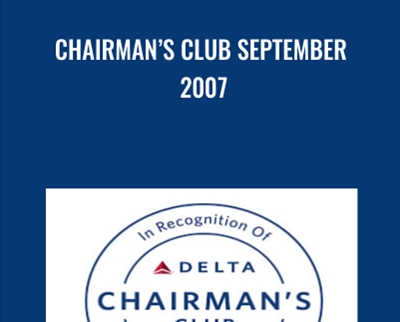 Chairmans Club September 2007 - Oliver Velez