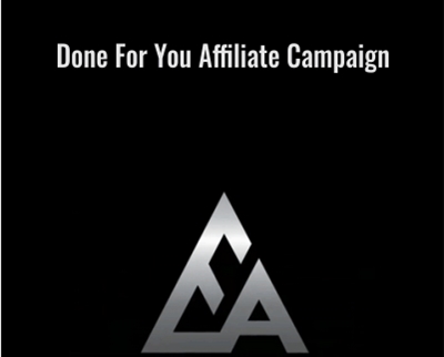 Done For You Affiliate Campaign - Anthony Alfonso