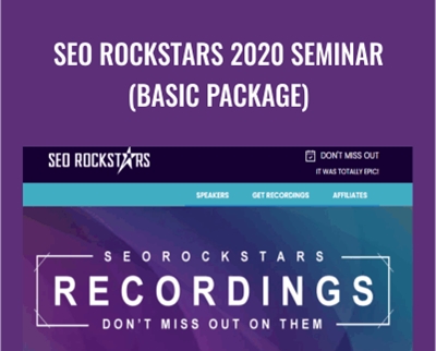 SEO Rockstars 2020 Seminar (Basic Package) - Dori Friend