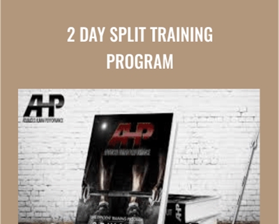 2 Day Split Training Program - Dr Joel