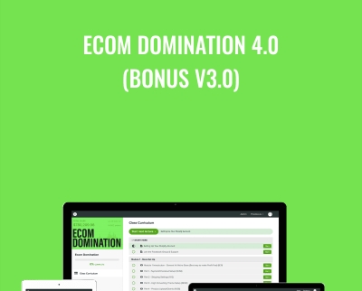 Ecom Domination 4.0 (BONUS V3.0) - James Beattie