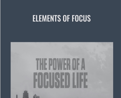 Elements of Focus - Shawn Blanc