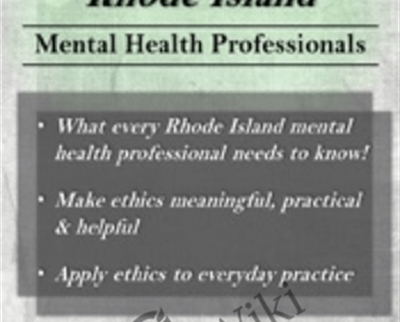 Ethical Principles in the Practice of Rhode Island Mental Health Professionals - Allan M. Tepper