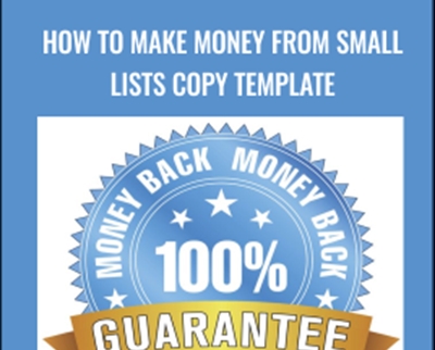 How to Make Money from Small Lists Copy Template - Dan Doberman