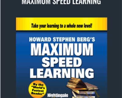 Maximum Speed Learning - Howard Berg