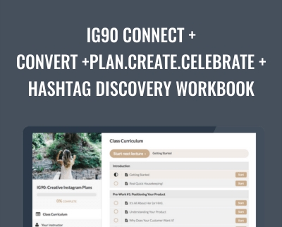 IG90 Connect + Convert +Plan.Create.Celebrate + Hashtag Discovery Workbook - Kate