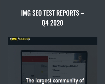 IMG SEO Test Reports - Q4 2020