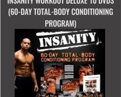 INSANITY Workout Deluxe 10 DVDs (60-Day Total-Body Conditioning Program) - Shaun T