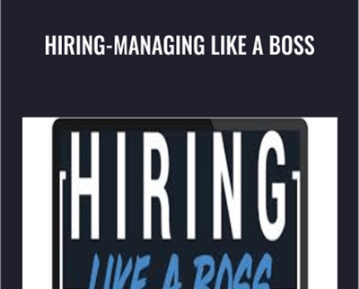 Hiring-Managing Like a Boss - James Friel