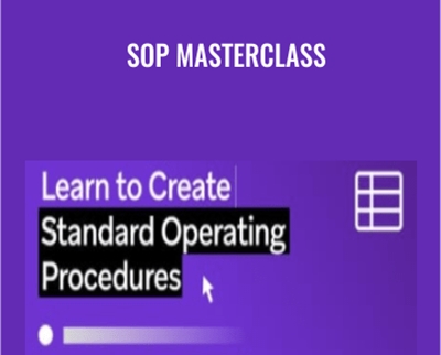 SOP Masterclass - John D Saunders