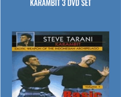 Karambit 3 Dvd Set - Steve Tarani