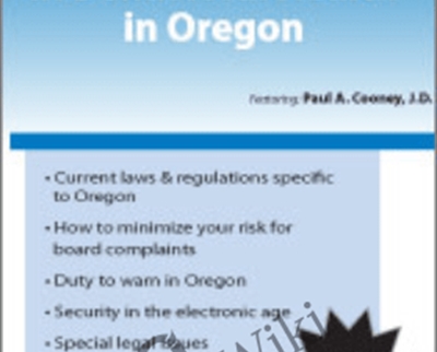 Legal and Ethical Issues in Behavioral Health in Oregon - David J. Madigan and Paul A. Cooney