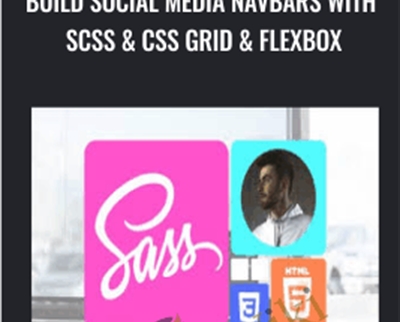 Build Social Media Navbars with SCSS and CSS Grid and FlexBox - Max Nelson