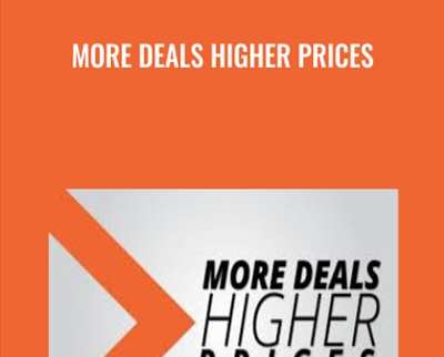 More Deals Higher Prices - Brent Weaver and Jonathan Hinshaw