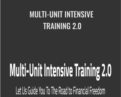 Multi-Unit Intensive Training 2.0 - Juan Pablo