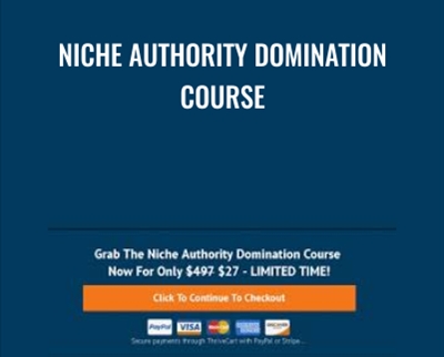 Niche Authority Domination Course - Mark Dickenson and Tony Newton