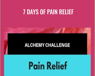 7 days of pain relief - Nilofer Safdar