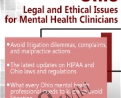 Ohio Legal and Ethical Issues for Mental Health Clinicians - Susan Lewis