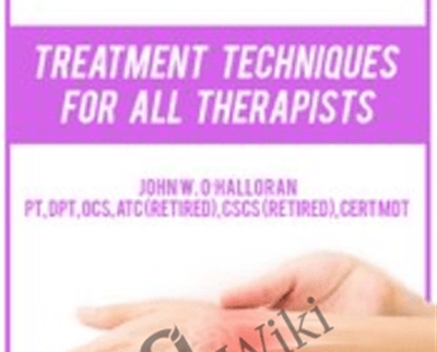 Osteoarthritis: Treatment Techniques for All Therapists - John W. OHalloran