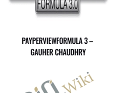 PayPerViewFormula 3 - Gauher Chaudhry