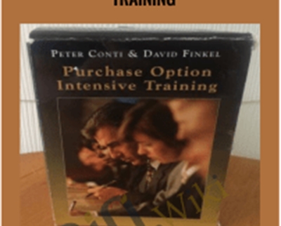 Purchase Option Intensive Training - Peter Conti and David Finkel