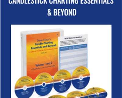 2009 Mega Package-CANDLESTICK CHARTING ESSENTIALS and BEYOND-8 DVDs and Manual Volume 1 and 2 - Steve Nison