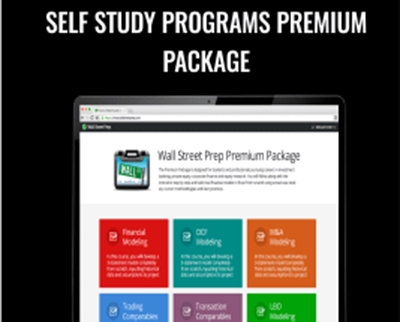 Self Study Programs Premium Package - Wall Street Prep